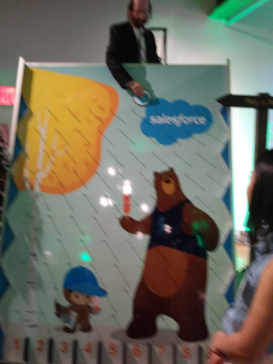 aronfromct's tweet photo. One of my favorite things, playing for @salesforce swag, or atleast being next in line to do so. #CodeyFromTheBlock @CodeyBlockParty https://t.co/dhQ4njZAdE