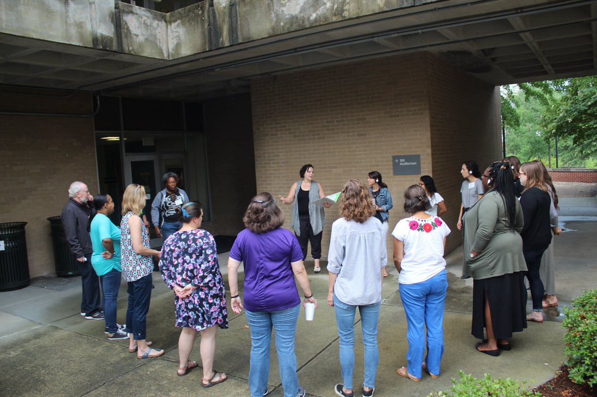 weare_org's tweet image. We’re learning about language justice this today! @tildeljc #languagejustice #EducatorInstitute2018 #UNCG #weare #antiracism