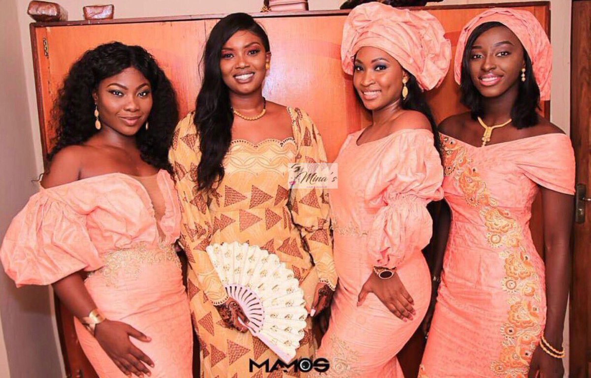minashairmakeup's tweet photo. Bliss! #NehRima2018 #MinasBride #sistersOftheBride #GambianWeddings #gambiangirls https://t.co/GYIeBR8Kks