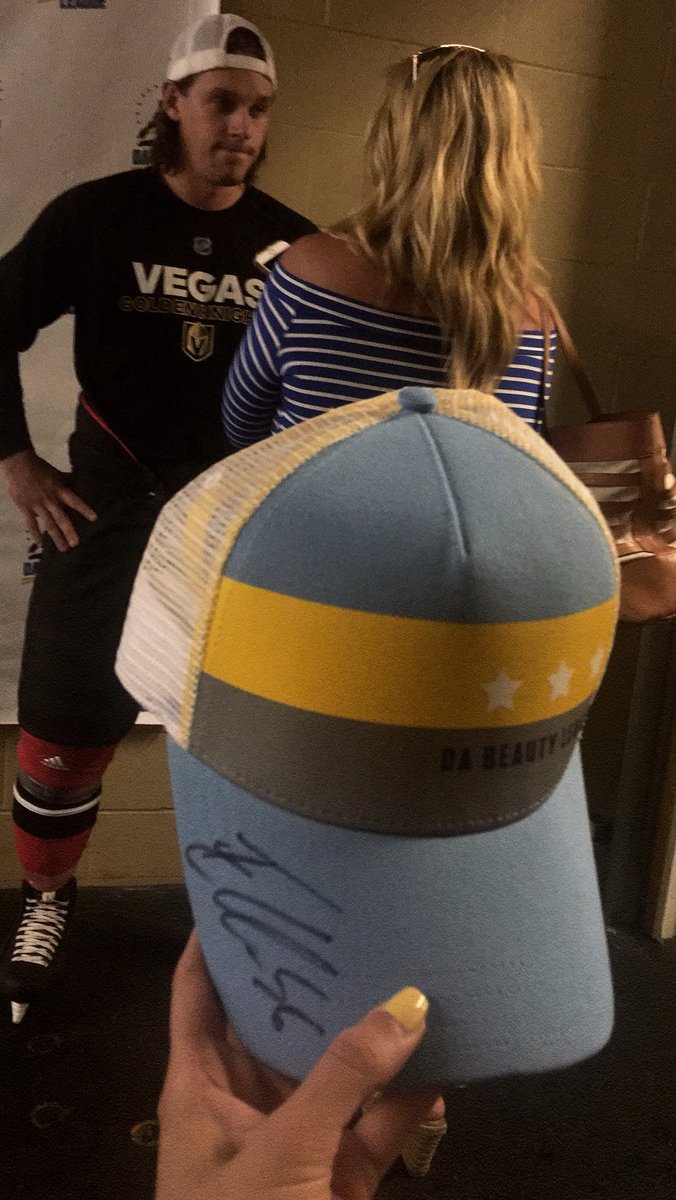 DaBeautyLeague's tweet image. RT and have a chance to win an @ehaula Erik Haula signed @saucehockey hat!! @GoldenKnights