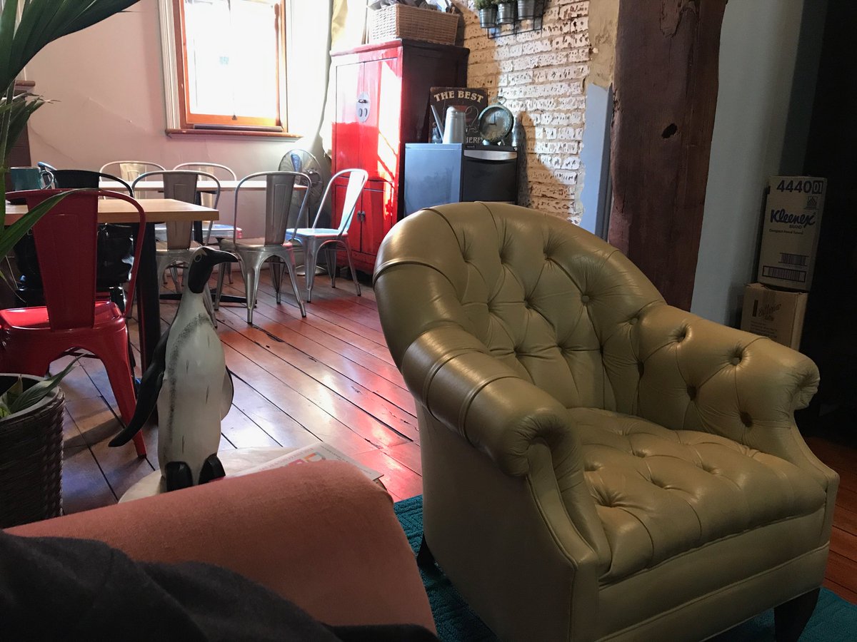 And now my new coffee shop where I plan to get back to my 1hr per day writing habit...