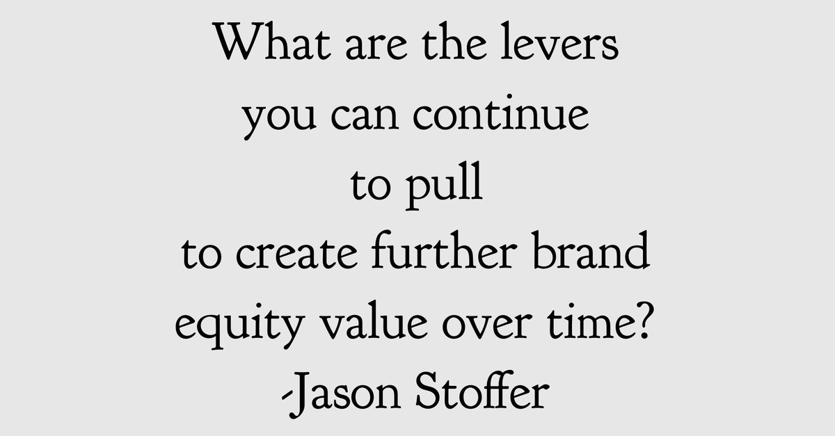 The Twenty Minute VC (@twentyminutevc) on Twitter photo Incredible to hear <a href="/jstoffer/">Jason Stoffer</a> <a href="/Maveron/">Maveron</a> reveal the numerous different levers available to founders today in creating deeper and additional brand equity value! Love to hear your thoughts on this and how you approach it <a href="/henryshandle/">H</a> <a href="/jennifer/">Jen Rubio</a> <a href="/AndrewDudum/">andrewdudum</a>? buff.ly/2uOg0ZA Incredible to hear <a href="/jstoffer/">Jason Stoffer</a> <a href="/Maveron/">Maveron</a> reveal the numerous different levers available to founders today in creating deeper and additional brand equity value! Love to hear your thoughts on this and how you approach it <a href="/henryshandle/">H</a> <a href="/jennifer/">Jen Rubio</a> <a href="/AndrewDudum/">andrewdudum</a>? buff.ly/2uOg0ZA