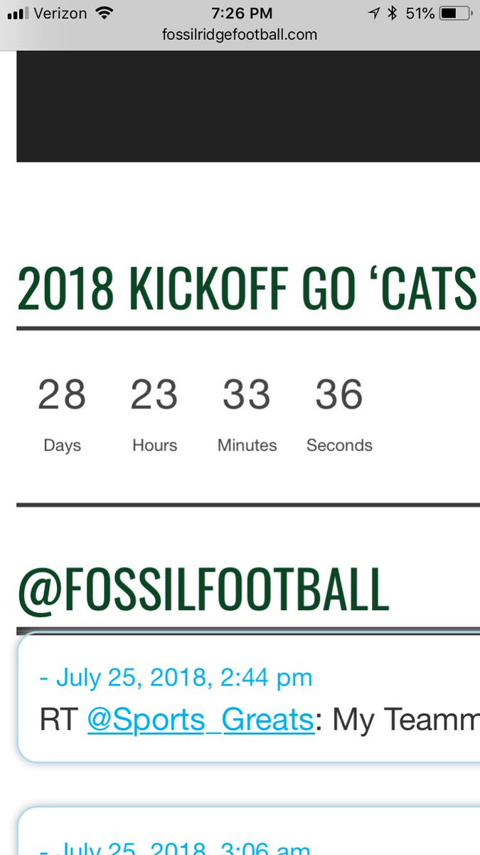 JasonChadock's tweet photo. @FossilFootball the time is coming! Battle of the SaberCats, wait for it... #shhh #LiveInTheHard https://t.co/AsTIxDkHgm