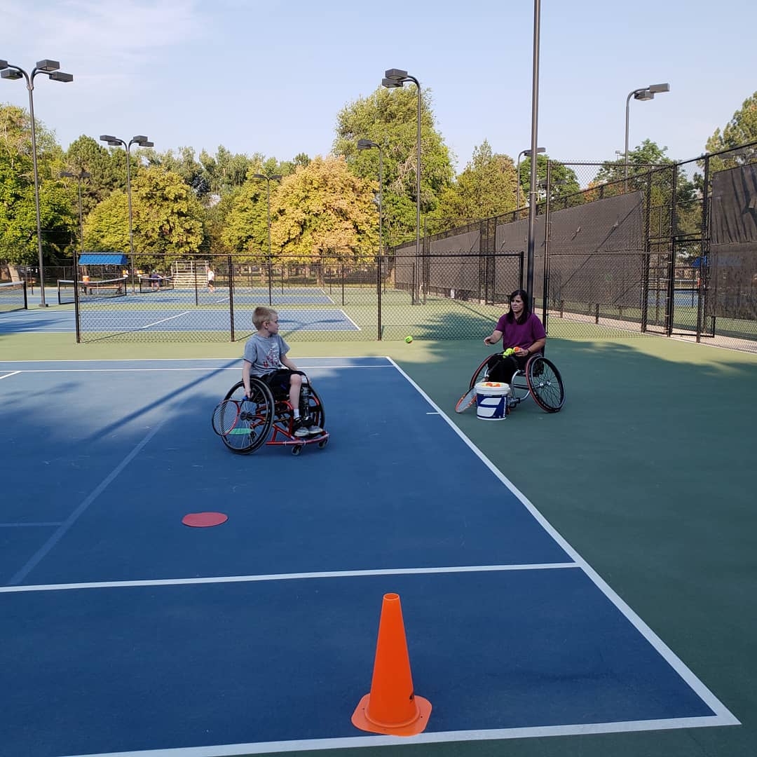 Hockey_NF_Mom's tweet photo. T's wheelchair tennis tonight #imwithTravis #EndNF #adaptiverec #seetheability https://t.co/a73wN4mRq0