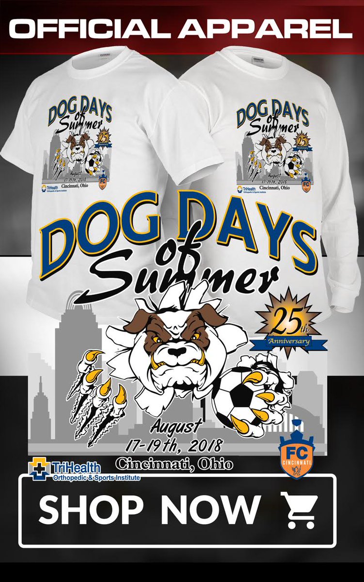 ACDogDays1's tweet image. Dog Days of Summer Apparel link is ready to go!
Pre-orders available!!!  Loads of options available!!!
fdsportswear.com/events/2018-cs…
#ACDogdays, #Lotstochoosefrom, #TshirtsToHoodies