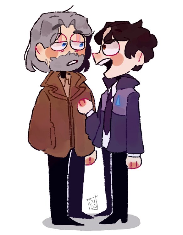 triangulito_01's tweet photo. HOY estoy muy feliz u,v,u y inspirada ,''charlie vengo inspirado .jpp'',así que me dio ganas de dibujar al fin al hank ,es primera vez que lo dibujo y salió ..6u6 ufff <33 papasote???)
#DetroitBecomeHuman #connorDetroit #HankDetroit https://t.co/NDNUOpFkBv