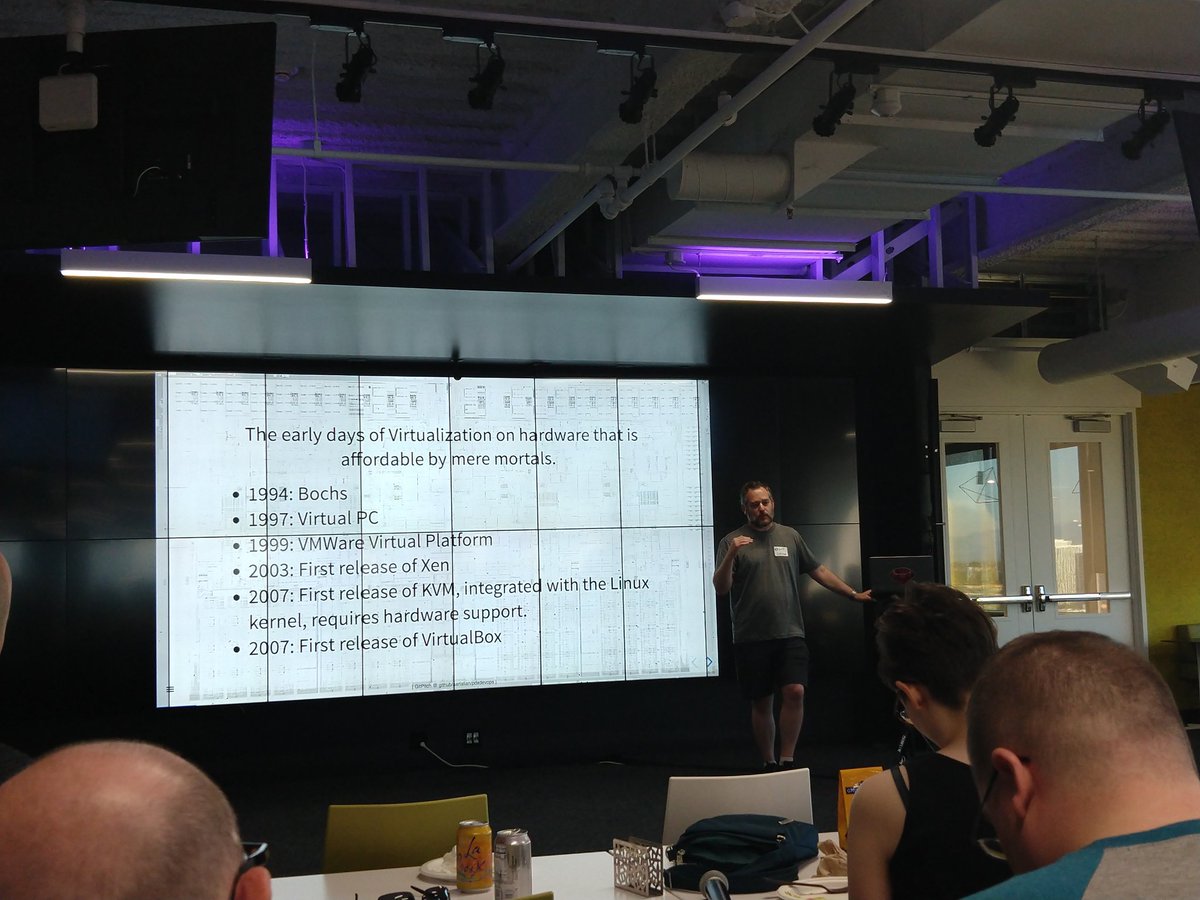 TheMikeJang's tweet image. At #pdxDevOps meetup tonight. The organizer, @alicegoldfuss has incredible energy!