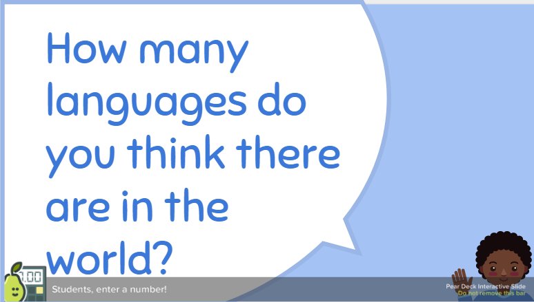 ae_call's tweet photo. Kind of in love with my "Saying Hello in Other Languages" interactive presentation using a @SlidesCarnival template and presenting with @PearDeck #multimediafsu https://t.co/PSJzhS9XZr