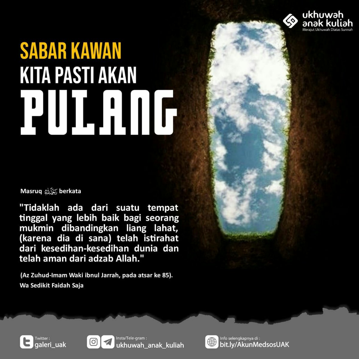 Ukhuwah Anak Kuliah On Twitter SABAR KAWAN KITA PASTI AKAN