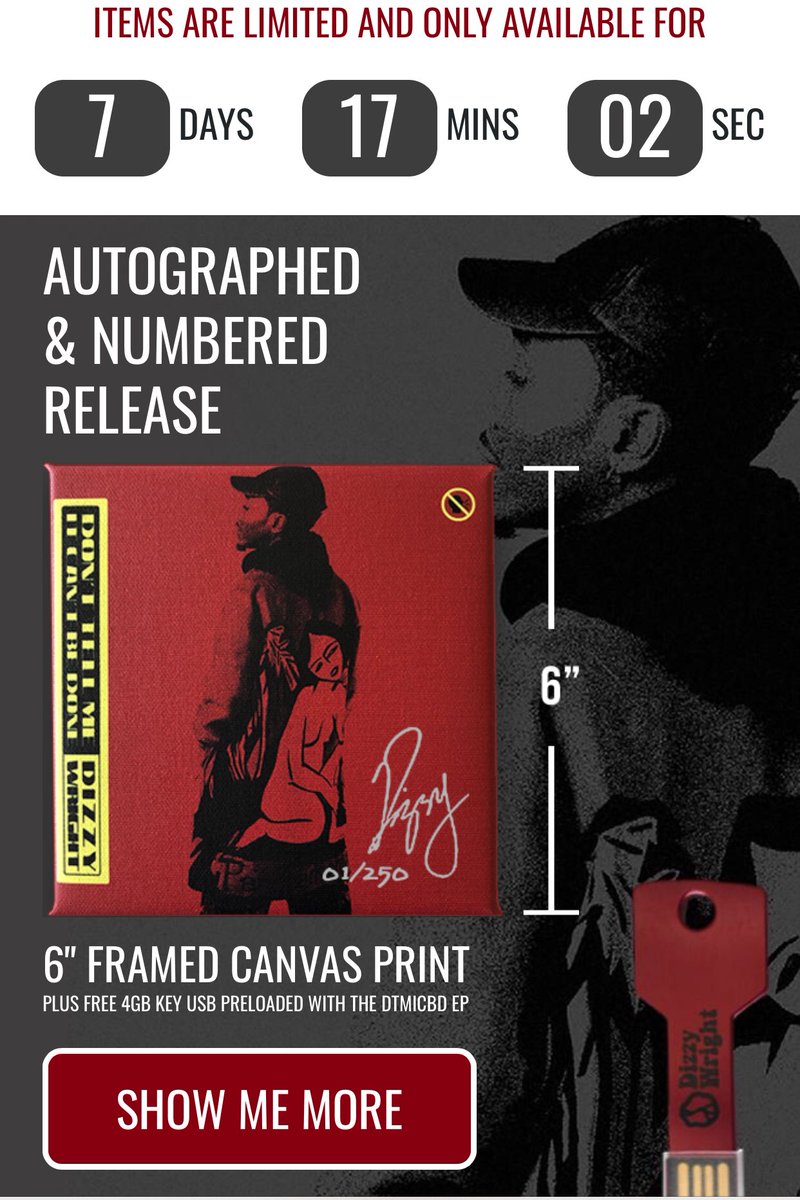 DizzyWright's tweet photo. Head over to https://t.co/cESAtnQ4q3 for exclusive limited-time autographed merch! #DTMICBD https://t.co/QO9mzb87Bb