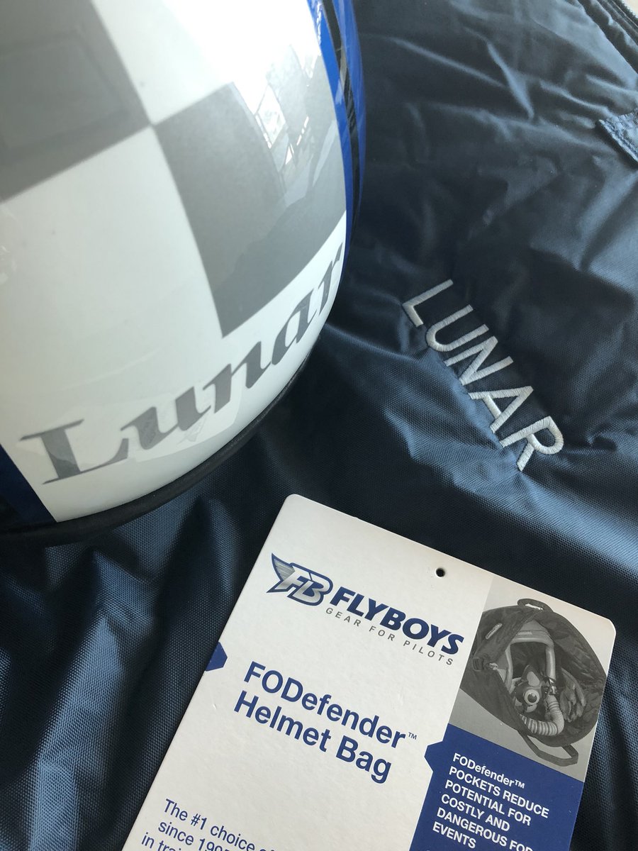 thelunarsawyer's tweet photo. My new helmet bag is already packed for @EAA #AirVenture #OSH18! Patches will be added after #OSH! #T28 #backseater #fornow https://t.co/2L1e9F2rj8
