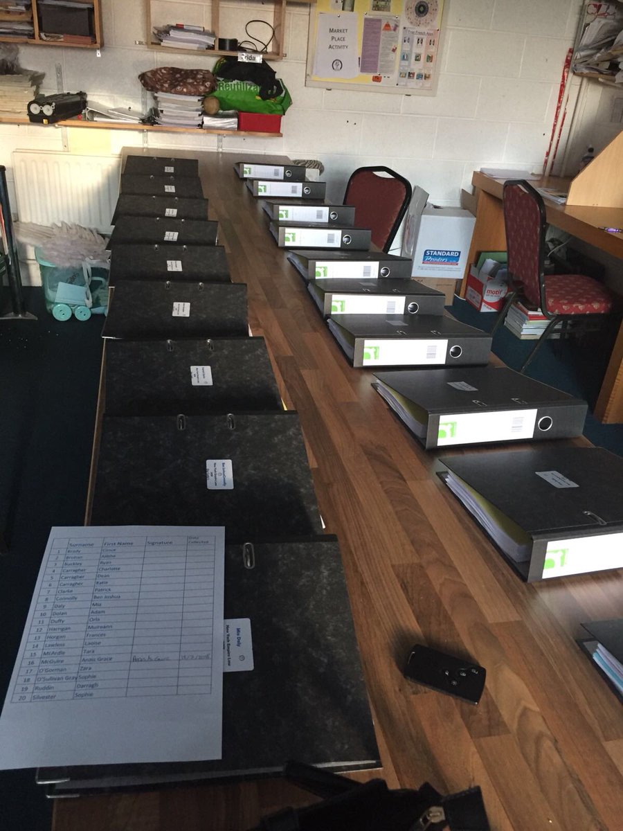 OLSSBlayney's tweet image. Folders prepared &amp;amp; available to collect for the students in our TY Law module in preparation for the World Empire Mock Trials @EmpireMockTrial  in New York in November #summerpreparation#hardworkpaysoff#OLSS