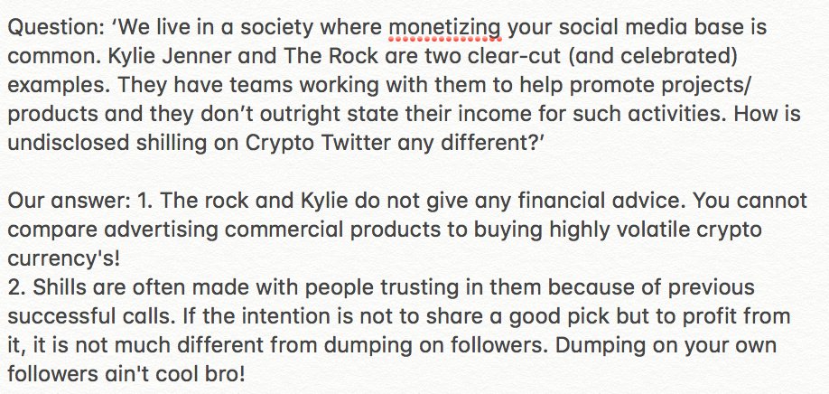We got asked this question in a written interview today and thought we should share it for those of you who keep using this stupid comparison. Let us know your thoughts ❤️