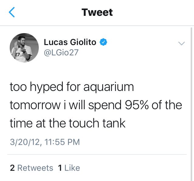 ChiSoxFanMike's tweet photo. Some players have racist and offensive old tweets and then there's Lucas Giolito. 😂 https://t.co/tLhoLdNR1N