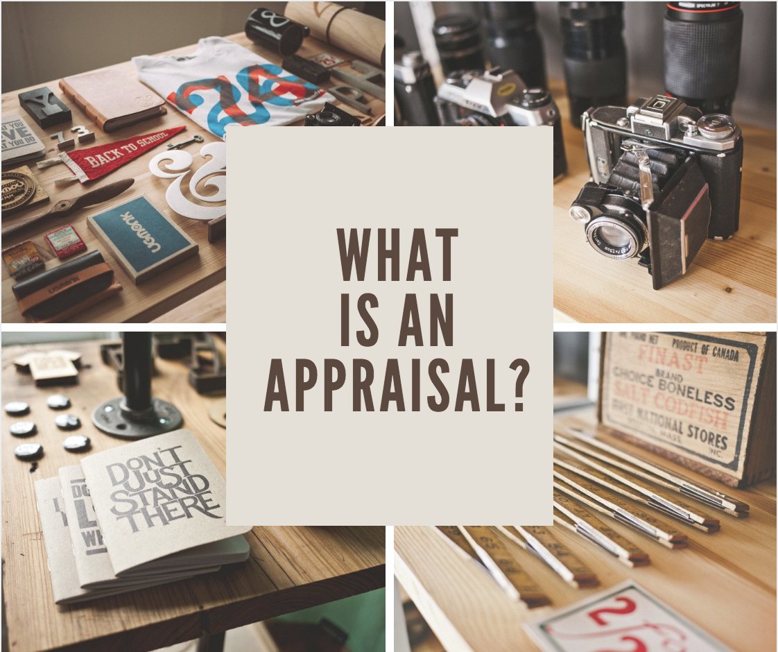 An appraisal determines the value of an object through market analysis. An appraisal should not be confused with an estimate of value (in other words an evaluation), which is a range of value based on our expertise.  #wisdomwednesday