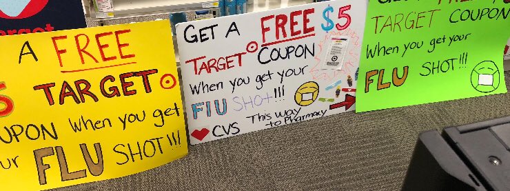 Store 17589 is ready and prepared to keep our patients healthy this upcoming flu season, while saving them money!!🙌 #Purpose #Teamwork #Immunizations @GucwaB