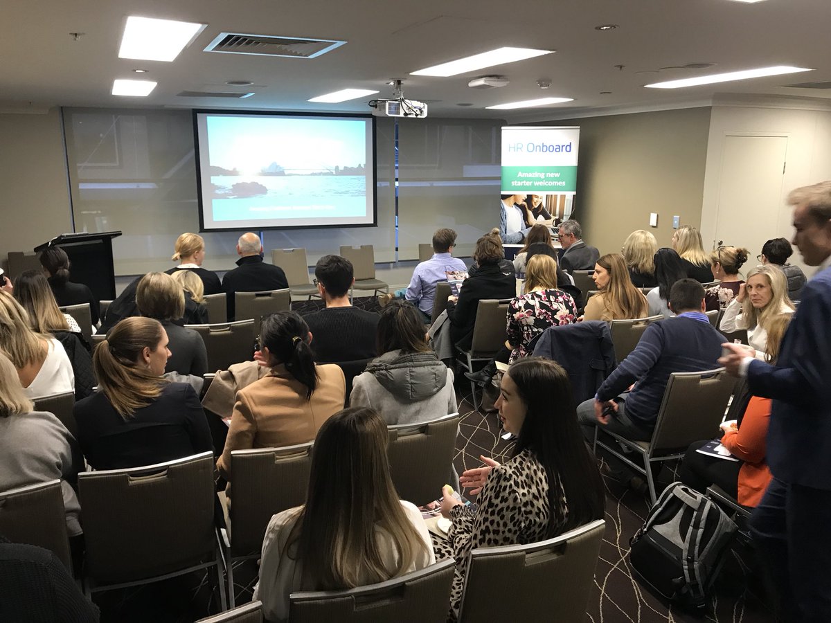 Great turnout for <a href="/HROnboard/">HROnboard</a> roadshow in Sydney this morning
