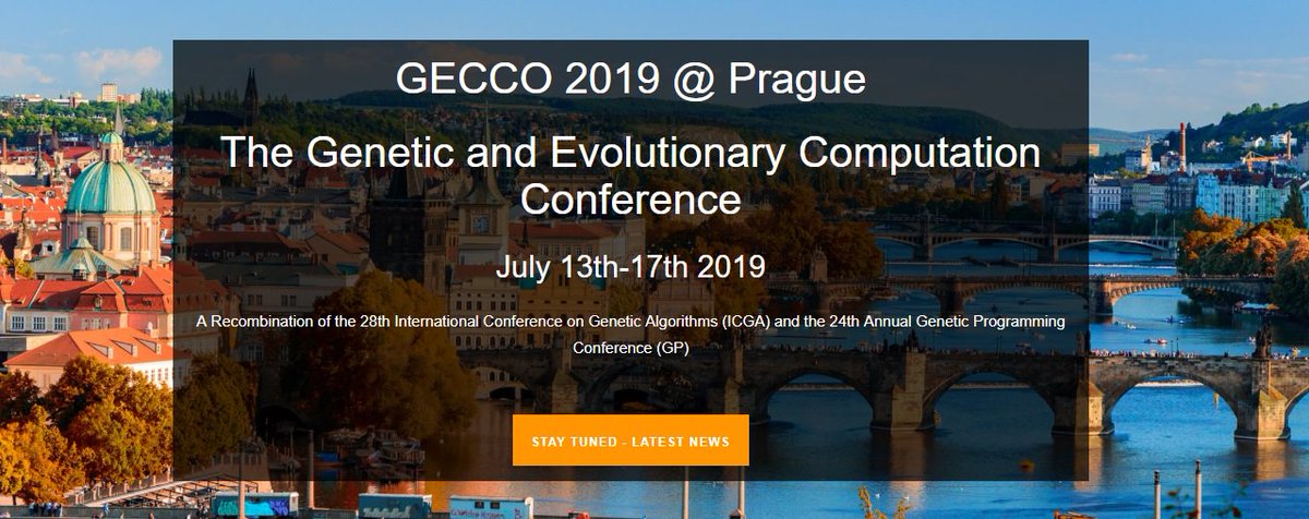 Jason H. Moore, PhD (@moorejh) on Twitter photo If you haven't heard, <a href="/GECCO2019/">GECCO 2019</a> will be in #Prague. Start planning now! The paper deadline will come up in early 2019. gecco-2019.sigevo.org/index.html/tik… #GECCO2019 #GECCO2018 If you haven't heard, <a href="/GECCO2019/">GECCO 2019</a> will be in #Prague. Start planning now! The paper deadline will come up in early 2019. gecco-2019.sigevo.org/index.html/tik… #GECCO2019 #GECCO2018