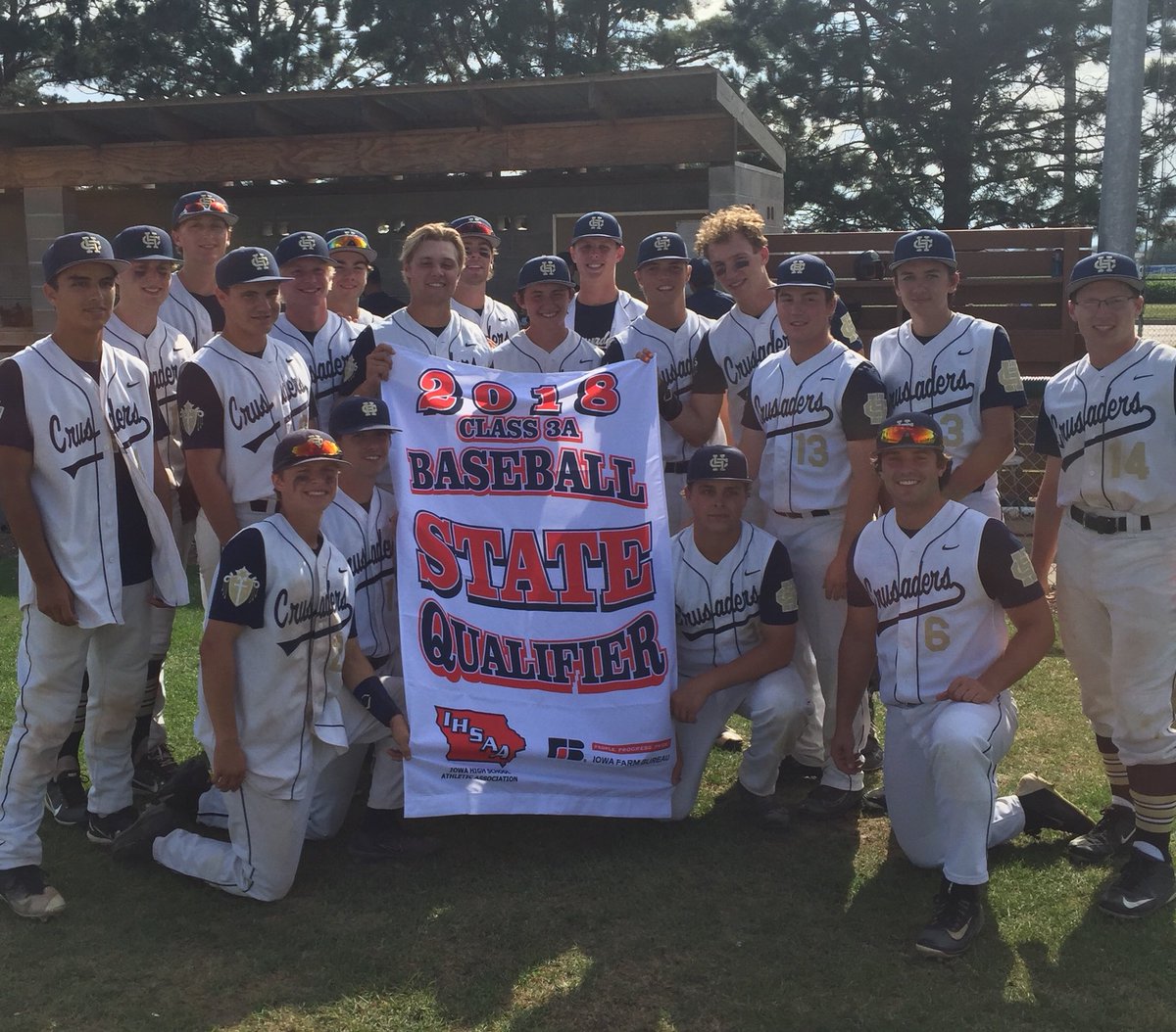 CrusaderStrong's tweet photo. Congrats Crusader Baseball! #StateBound https://t.co/ON6VzO90wk