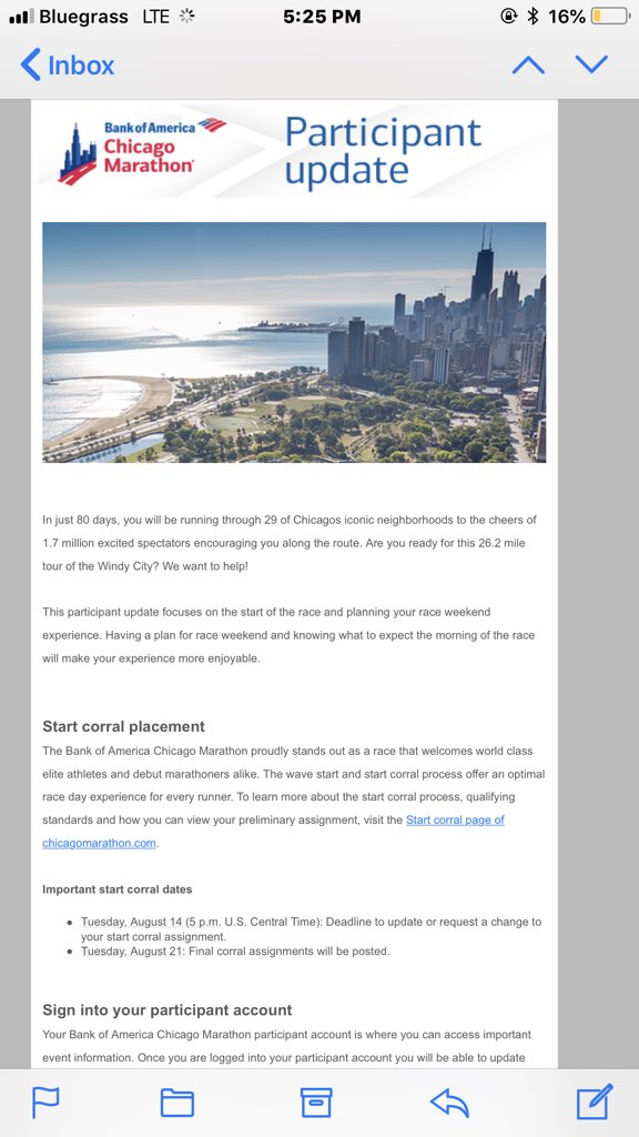 kellydeannews's tweet image. Only *slightly* freaking out at this point.................... 😭😱😫😱 #ChicagoMarathon #80days #HelpMom