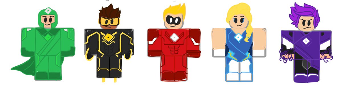 Foursci On Twitter Bored So Every Now And Then I Ll Post Some Behind The Scenes Heroes Stuff These Were The Original Uh Concept Arts For The New Suits Savetheblox Robloxdev Https T Co Fhghkfjxcb - roblox heroes of robloxia overdrive