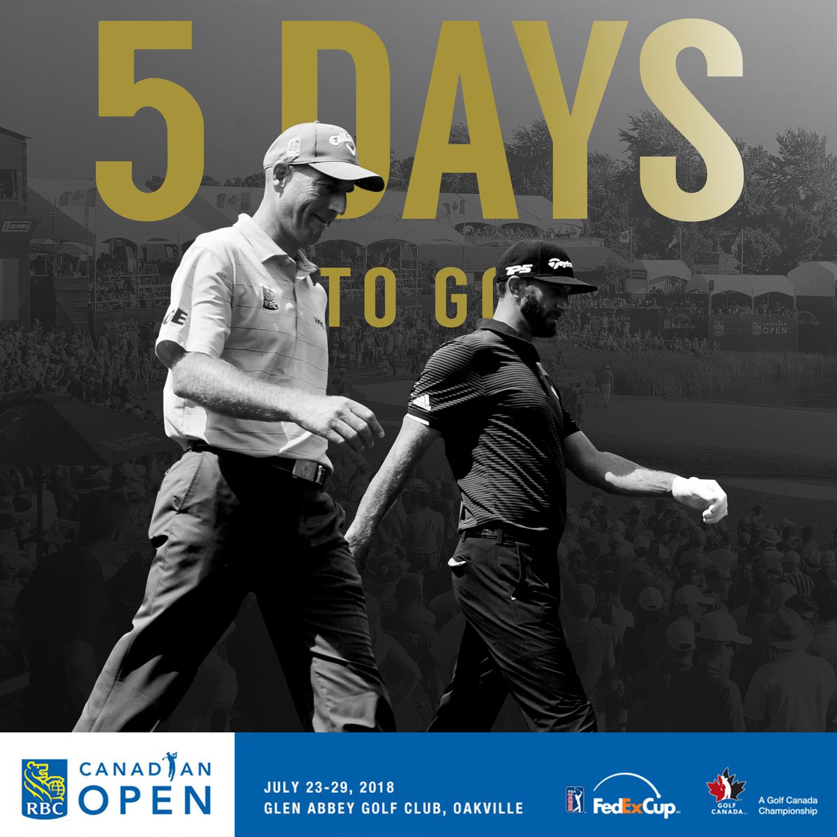 RBCCanadianOpen's tweet photo. Only 5 more days!! 😁

#RBCCO #OurOpen https://t.co/qItIIwOZhm