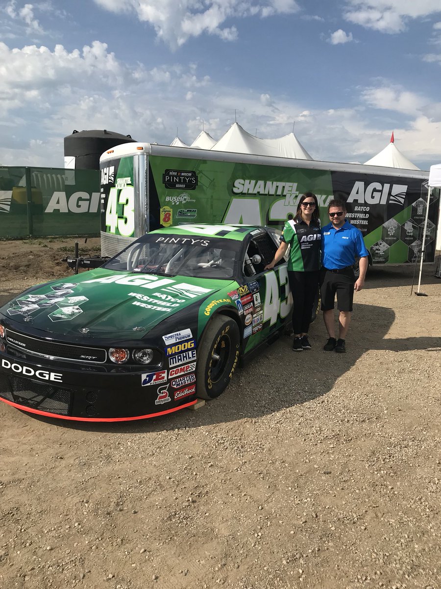 It’s pretty cool that @AgGrowthIntl is the primary sponsor for @KalikaShantel and her @NASCAR racing team. Stop by booth 677 at @AginMotion to meet Shantal and check out her #43 car!