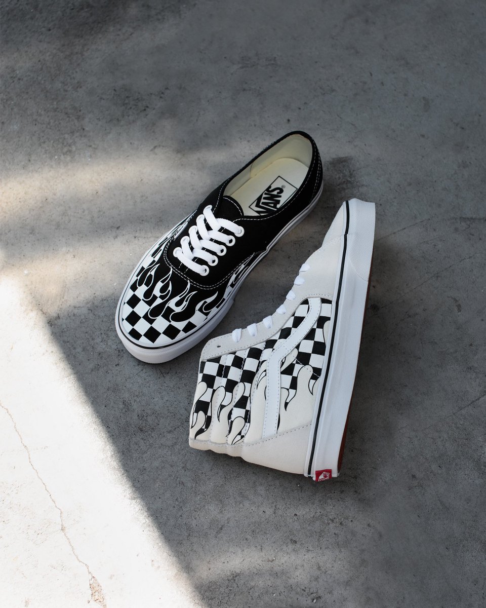 authentic checker flame