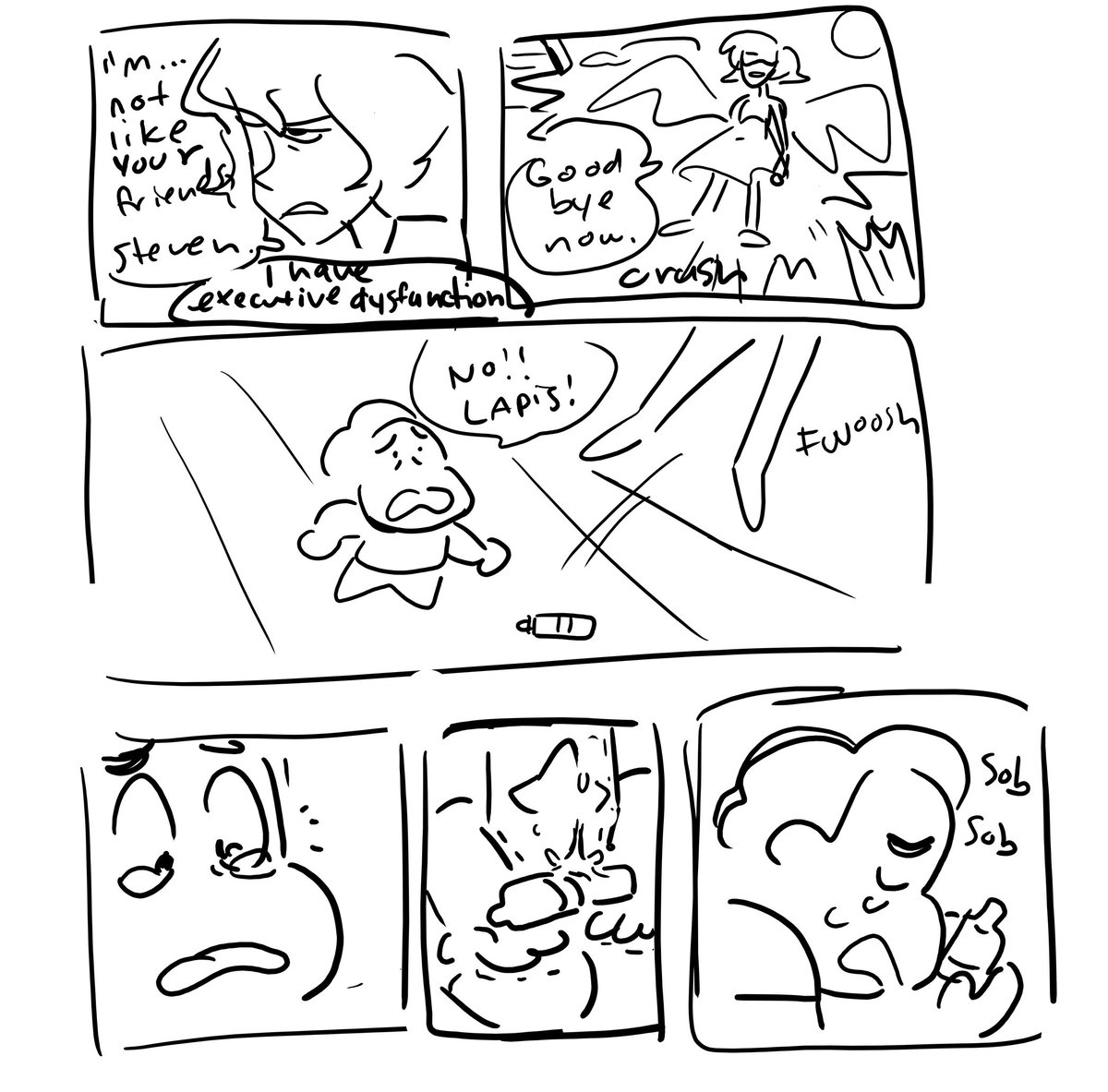 behold my stream of consciousness comic drawing 