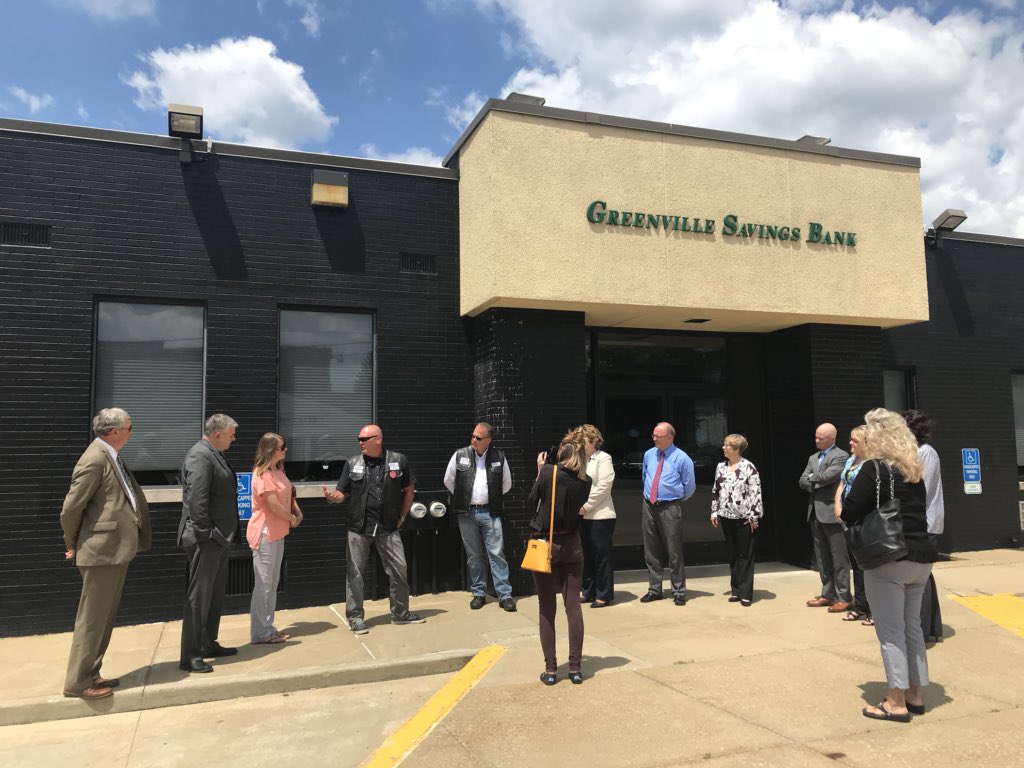PaCommBankers's tweet photo. Greenville Savings Bank was founded in 1911 and is STILL successfully providing an alternative to the “big bank” environment for residents of @MercerCountyPA today! #keepingthelightson #R4R #KLTO @PACB_Nick @TroyAPeters @ICBA https://t.co/h4ptOnXliP