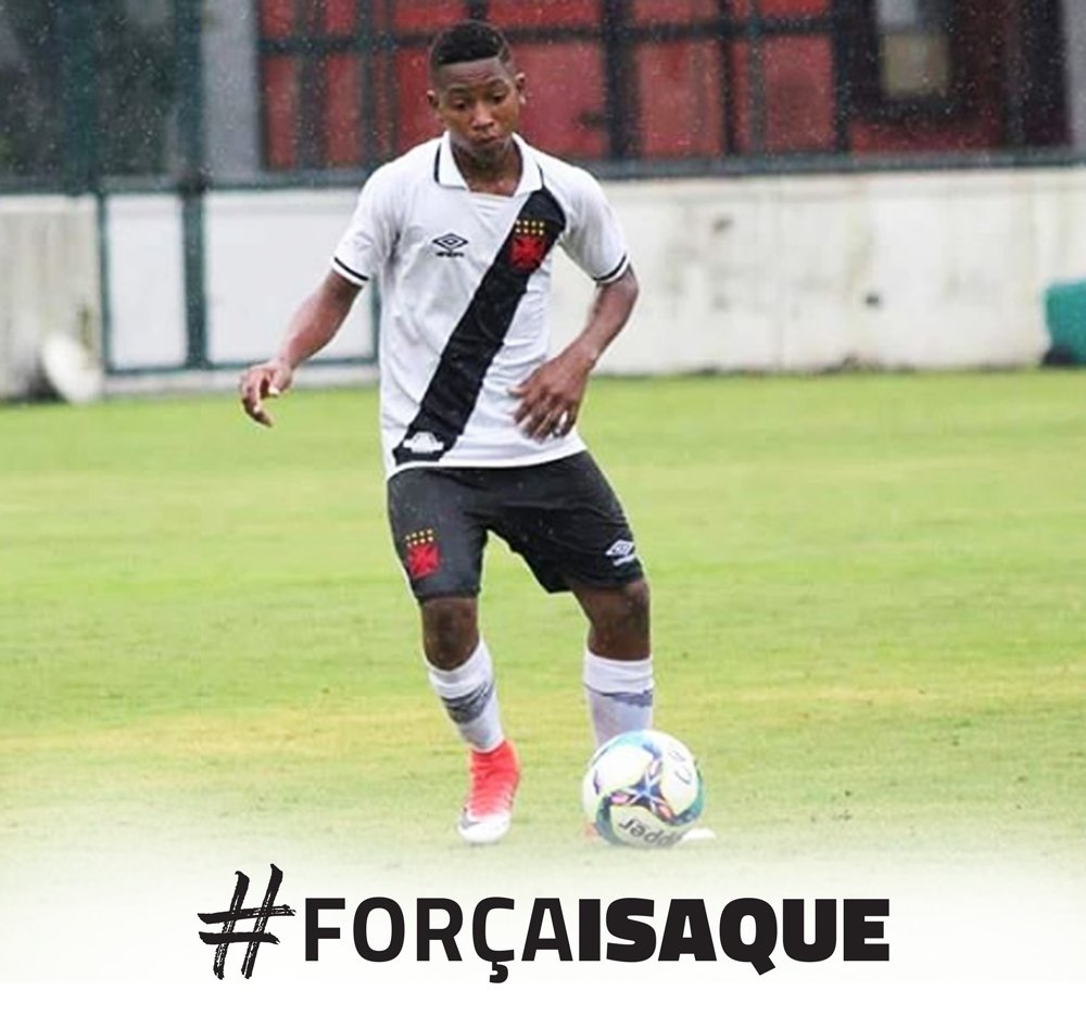 vascoconnect1's tweet photo. O atleta Isaque Souza, jogador do time Sub-14 do Vasco, foi diagnosticado com câncer ósseo e iniciou seu tratamento no INCA. Estamos na torcida pela sua melhora!
#ForcaIsaque https://t.co/ypVUKAh6iG