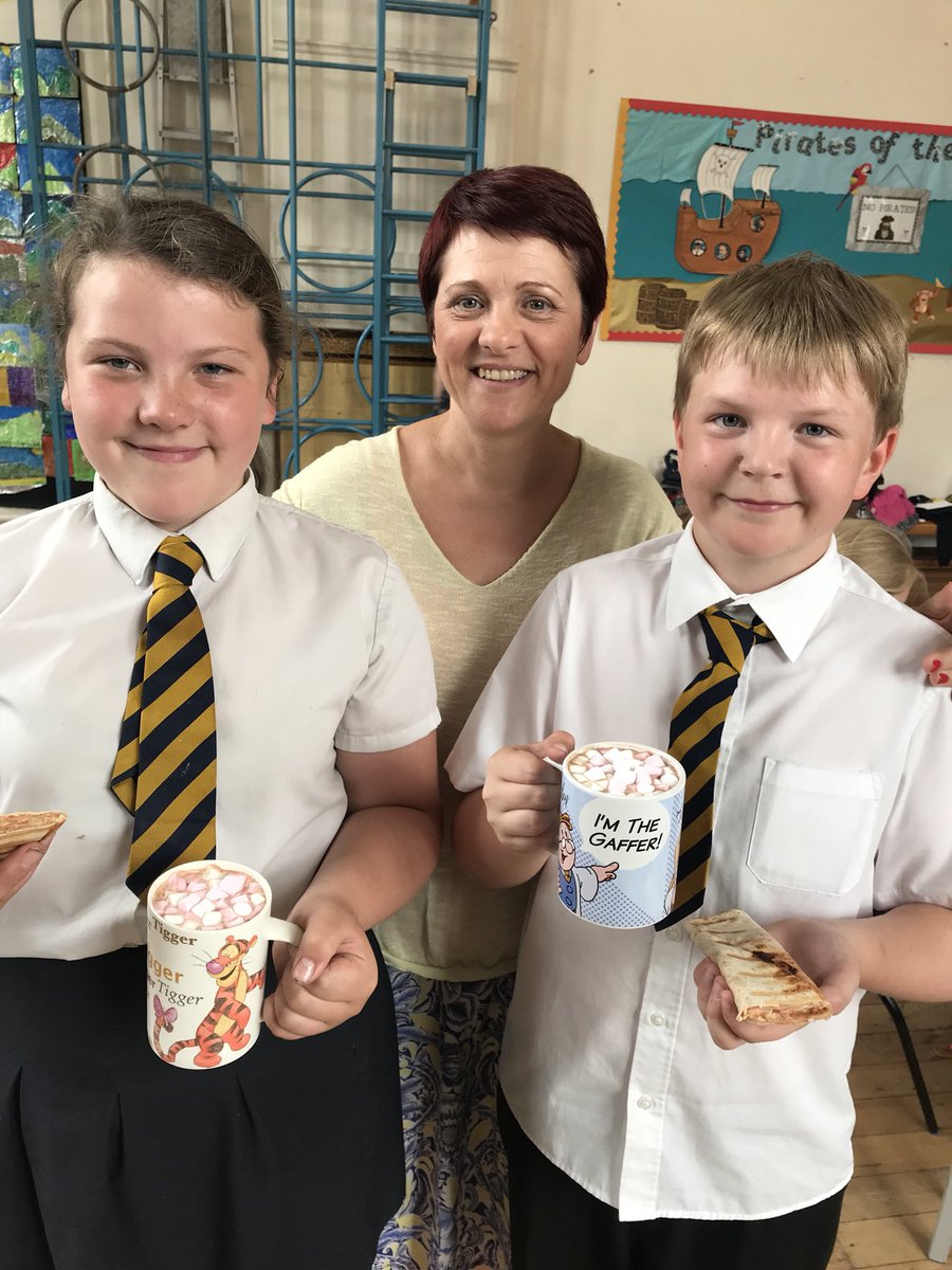 Waterprimary's tweet photo. End of an era! Goodbye to two of our originals Devon and Alex, who have been coming to After School Club for 7 years!!!
Treated with hot chocolate and pizza! (and a final scrabble match with Mrs Sanderson! https://t.co/W9vNtVS4U3