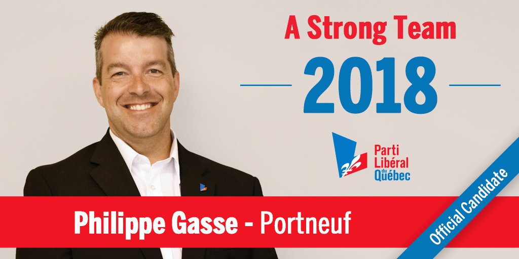 LiberalQuebec's tweet photo. #AStrongTeam - #UneÉquipeSolide
Learn more about Philippe Gasse, his life, his interests, his professional background and his political commitment to Quebec. ➤➤ https://t.co/OPv8elyUuk
Follow him on Twitter: @PGassePLQ
#Qc2018 #Portneuf #PLQ https://t.co/6KjQuME0z8