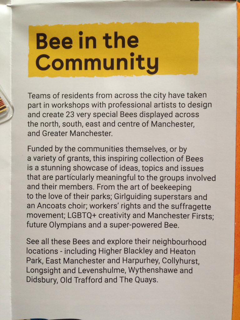JaySudell's tweet photo. Very proud #bee part of #teamhiveblackley bringing the @beeinthecitymcr #arttrail to our local #park @FOPlanthillpark @CamDotCoop @MCCHBlackley @NorthwardsMCR @socialize https://t.co/t76PsnrG2C