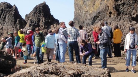 OregonSeaGrant's tweet photo. My human-dimensions research project focuses on giving visitors a short survey. What is human-dimensions research? In essence, it examines how we interact with and utilize the environment around us. #MyOSGTakeover #OSGScholars #HRAPRocks #HaystackRock https://t.co/EpKhG9pESp https://t.co/g8hT4v44HY