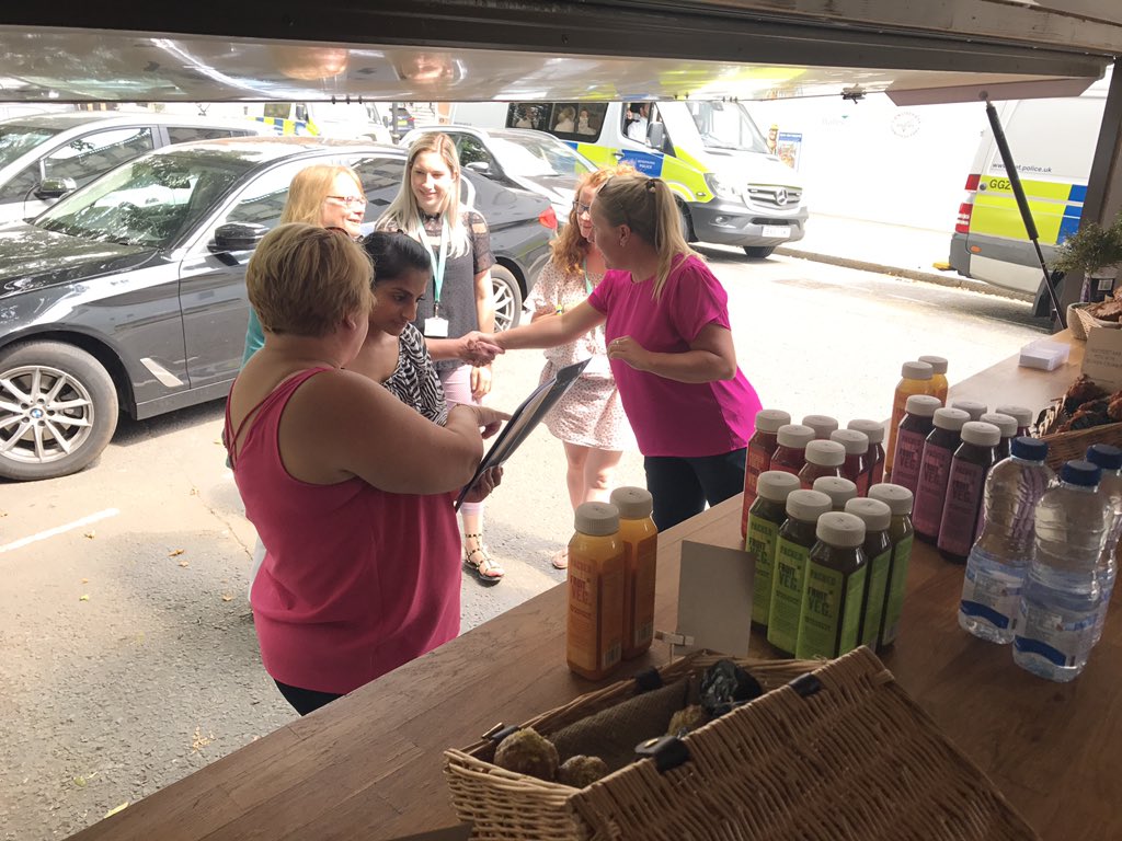 JonathanW_CMR's tweet photo. Another successful day 'On The Road' with @ICCWales - Was great to meet folk from @RCSnews in London! I hope our healthy treats went down well #TasterTour #ICContheroad https://t.co/sDX7WB8QPY