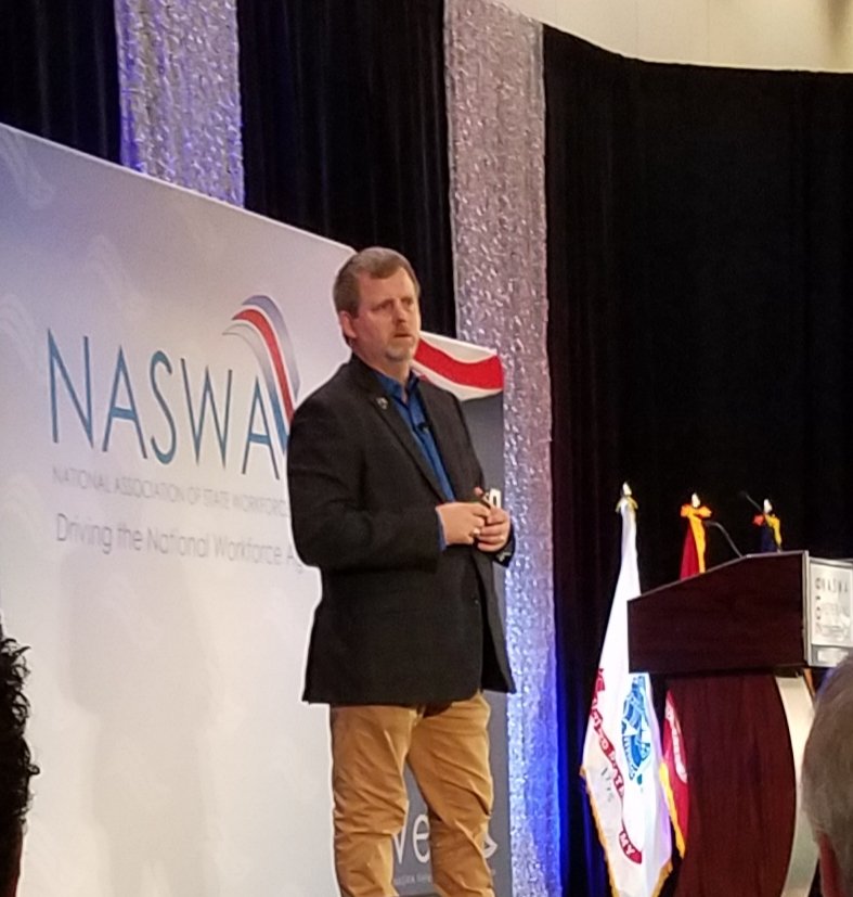 Commander Mark Nutsch-WOW! #12 Strong. Inspirational presentation at  Conference! #NASWAVETS18