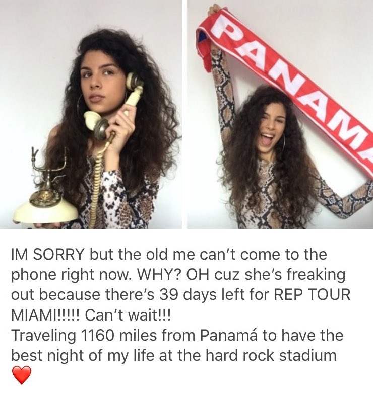 pilixangeles13's tweet image. 31 DAYS #repTourMiami #LatinSwiftiesOnRepTour @taylornation13 @taylorswift13