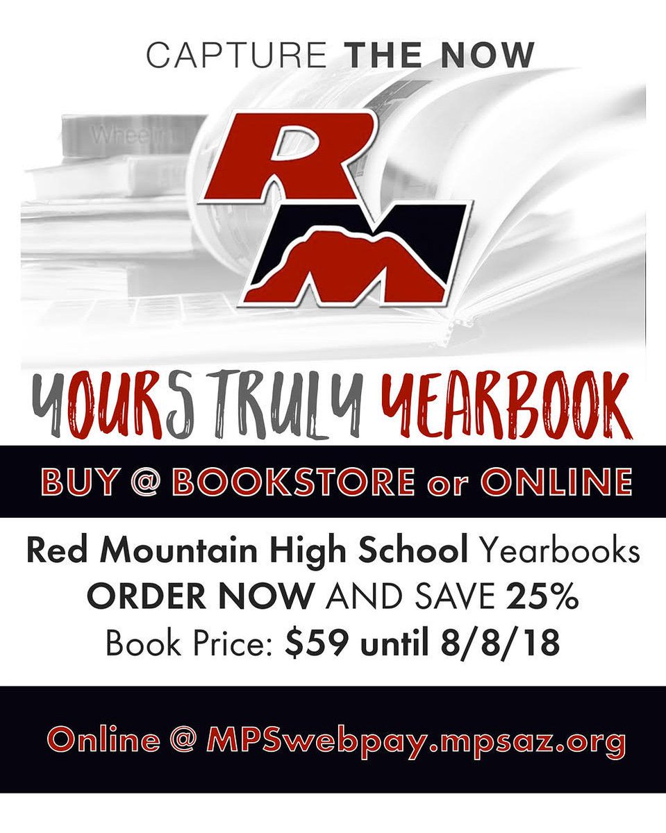 redmtnyearbook's tweet photo. Order your yearbook today! https://t.co/W7PSblOPid