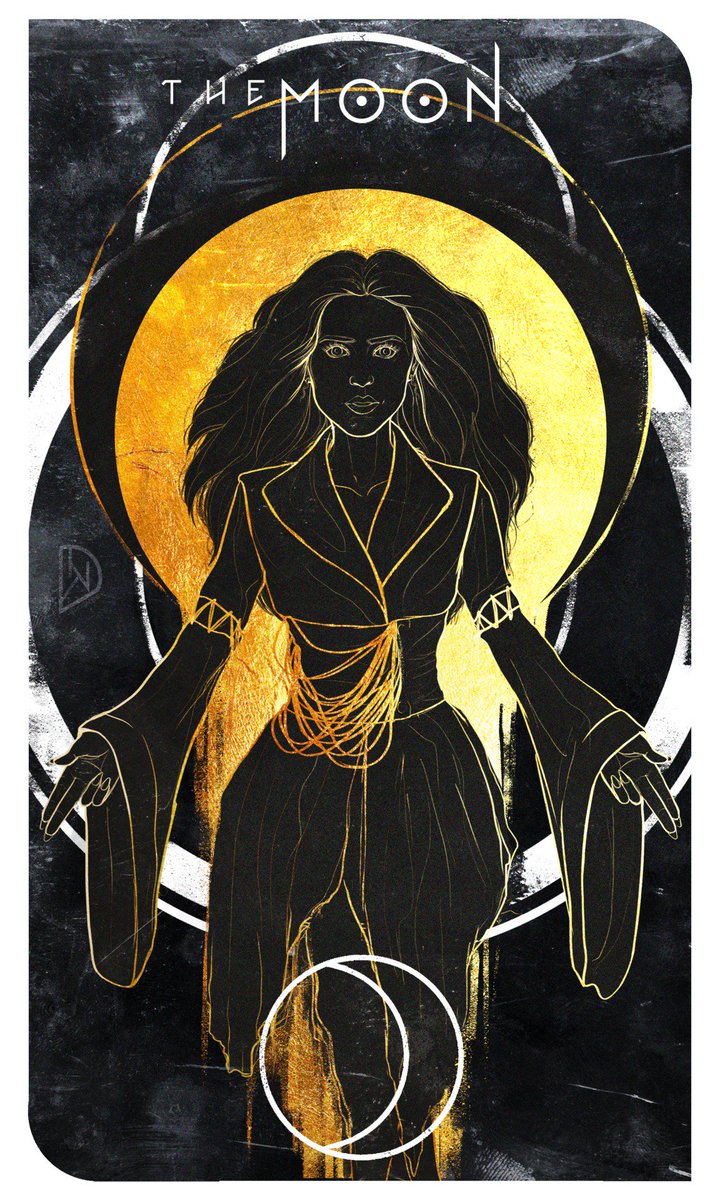 dizinky's tweet image. 「   ☩   △   ⌈   ⊙  ☩    」

Picked the linework of four of my #Constantine art pieces that were quite dark tarot card-esque and turned them into these graphic cards.