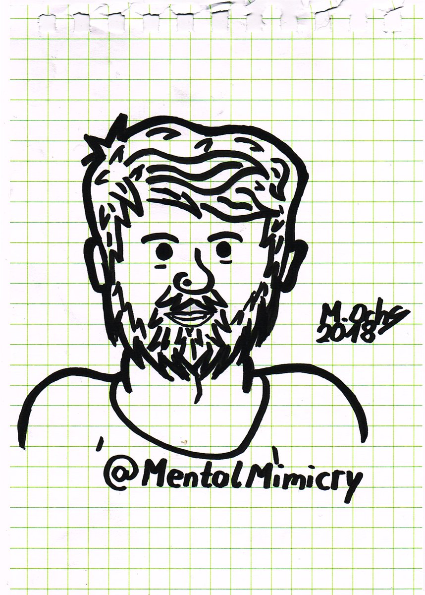 mochs1995's tweet photo. Wenn ich eh schon die #BonjwaLAN schaue, dann dache ich mir male ich mal @MentalMimicry. #bonjwa #besterstream https://t.co/bj9iQwp4AZ