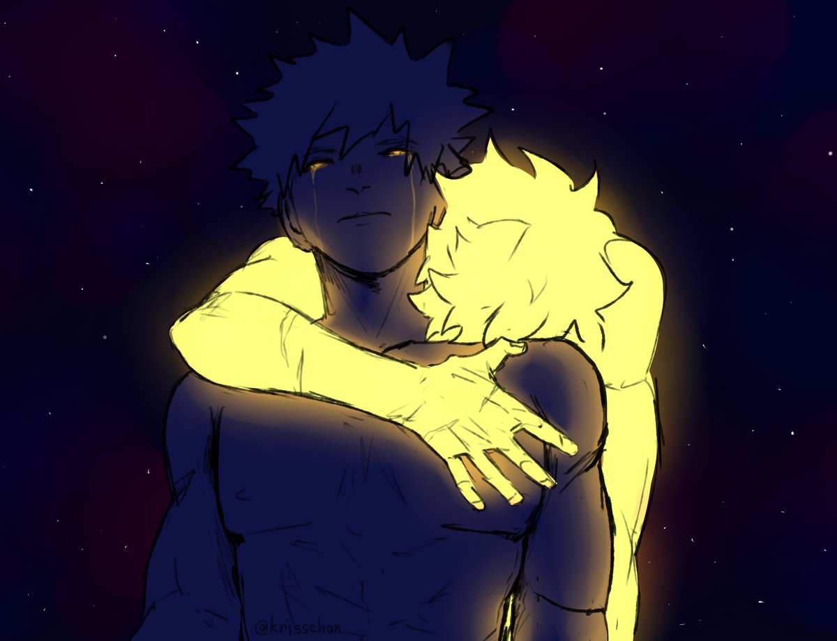 The star can remind that real happiness can be found not at the expence of external conquests, but by finding them inside yourself.
And the star can see all the sides of the moon - all the fears and doubts that the moon cannot see.

#katsudeku #bakudeku