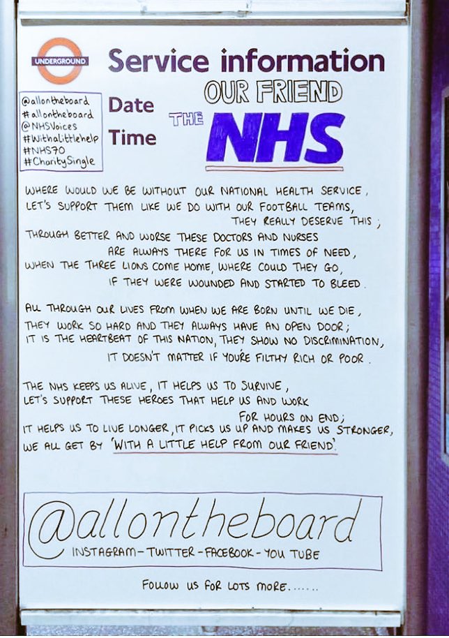 Lex (@safc_lex) on Twitter photo 💙💙 Love this from earlier in the week - our NHS the heartbeat and life blood of this country. Truly amazing #NHS <a href="/NHSMillion/">NHS Million</a> <a href="/butNHS/">Big Up the NHS 💙</a> #LoveTheNHS 💙💙 💙💙 Love this from earlier in the week - our NHS the heartbeat and life blood of this country. Truly amazing #NHS <a href="/NHSMillion/">NHS Million</a> <a href="/butNHS/">Big Up the NHS 💙</a> #LoveTheNHS 💙💙