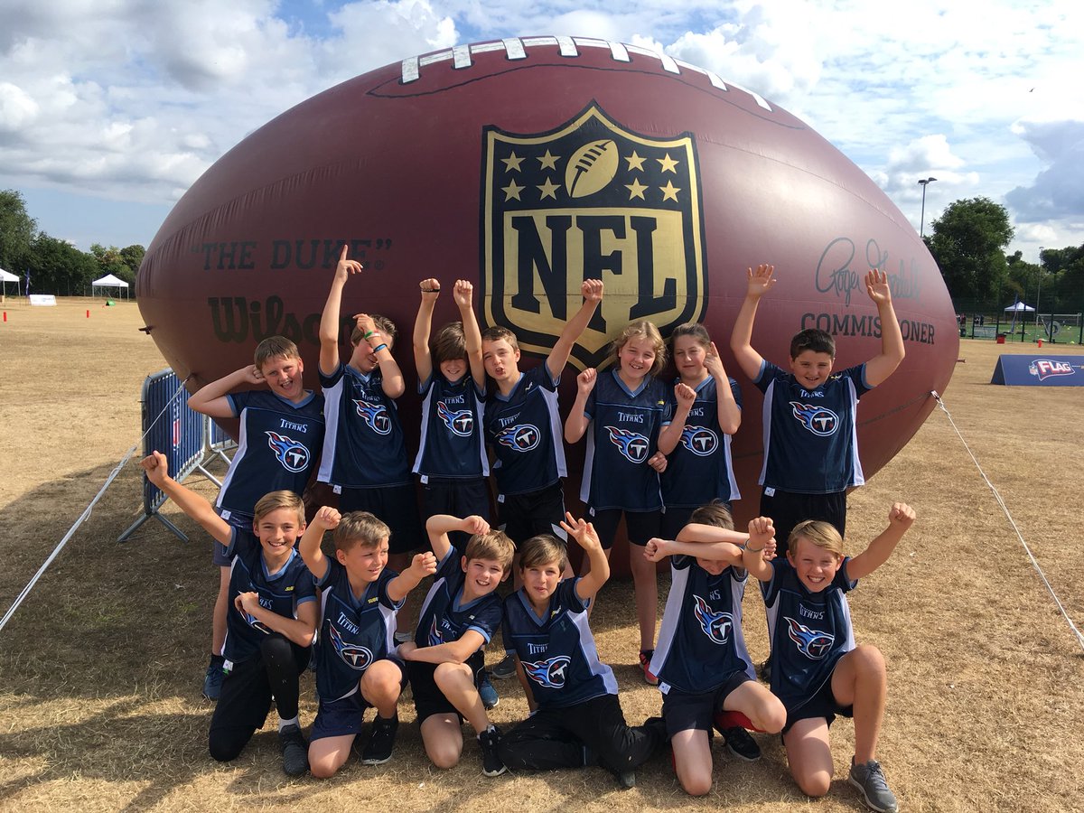 grettonpe's tweet photo. So this amazing lot finished 9th overall today at @NFLUK London Summerbowl - incredible performance from them - beyond proud!! Thanks to @Jurrellc for coaching us on the day! All children and adults had an absolute blast! https://t.co/7OF5gWQdmv
