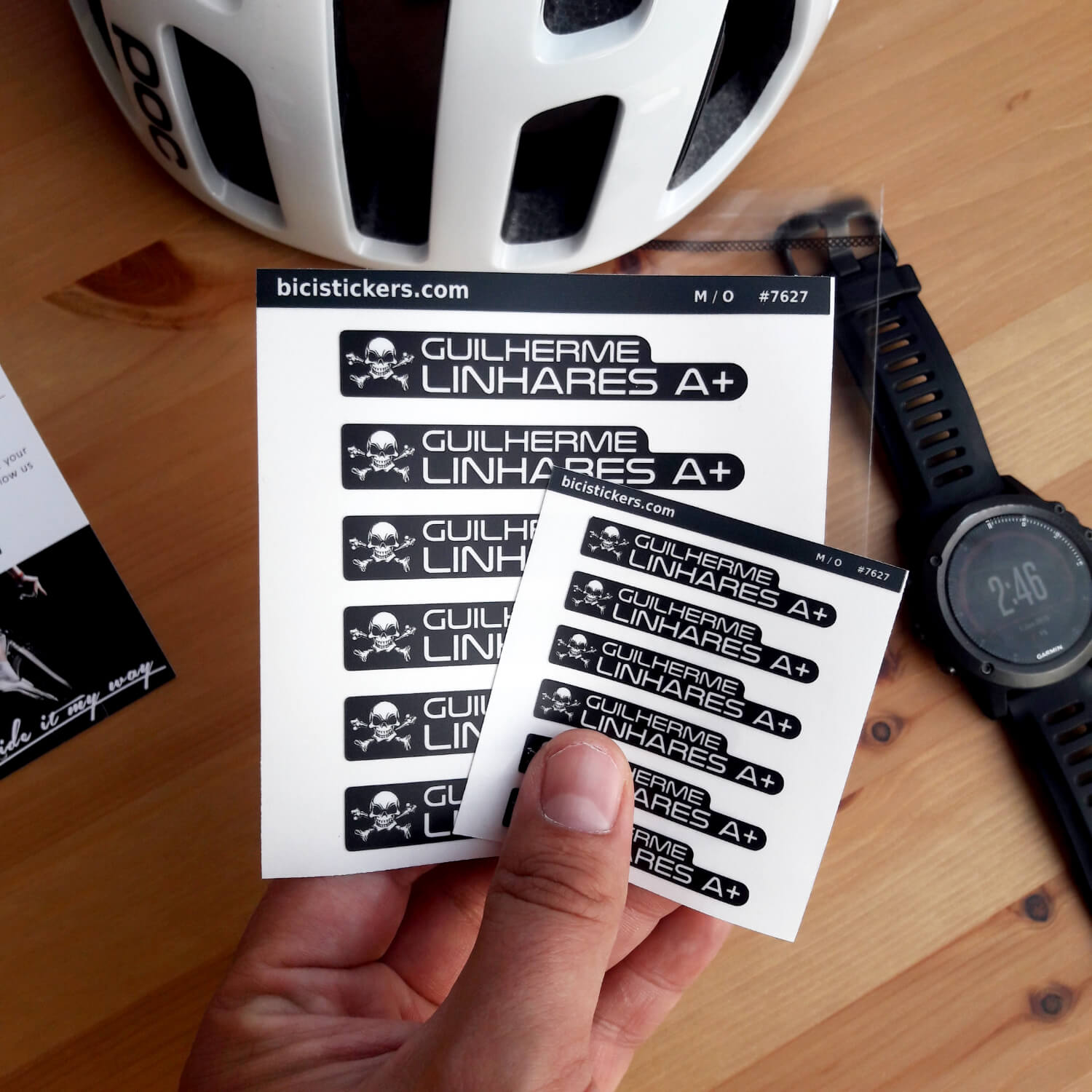 Motorcycle helmet name stickers 2025