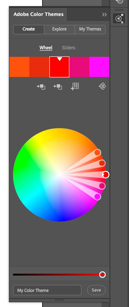 Patrick Butler Tip Use The Adobe Color Themes Window In Both Illustrator And Photoshop To Make Creating Color Themes Easier It S So Helpful To Have A Built In Color Wheel For