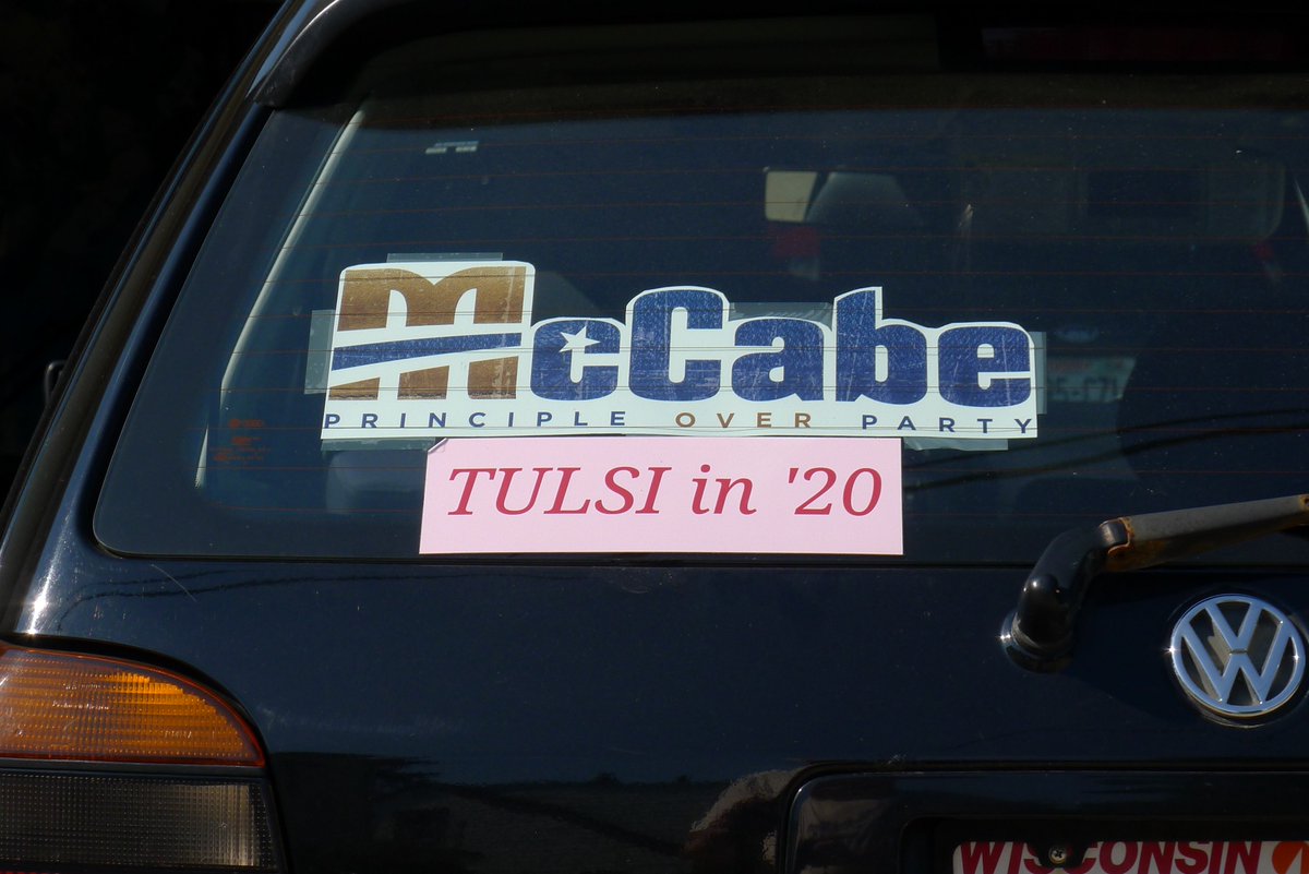 BlueJeansGov's tweet photo. Always great to see these on the road! Thanks Ken Sabroff for the picture!
#McCabe2018 #PrincipleOverParty https://t.co/X3fY13g9y0
