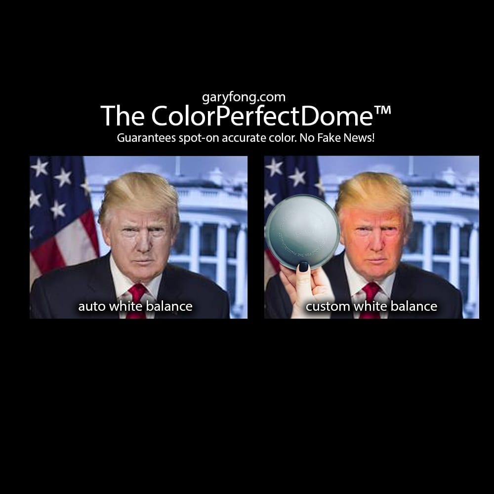 GaryFongInc's tweet photo. 100% spot on accurate color. No fake news! #colorperfectdome #garyfong #customwhitebalance https://t.co/V7cHH4qdd0 https://t.co/bqF97zjFu7