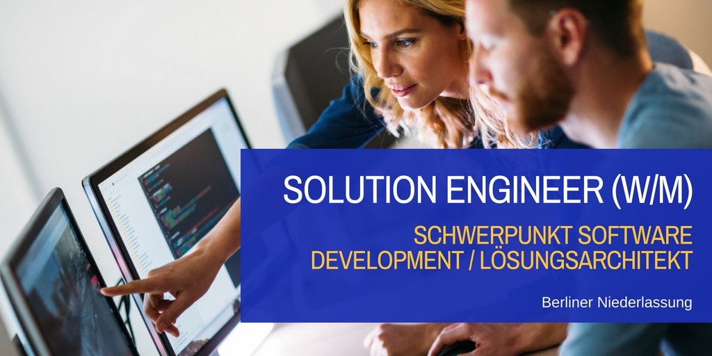 Governikus's tweet image. Lรถsungsarchitekturen und agile Softwareentwicklung, Projektarbeit und der Austausch mit dem Kunden sind Ihr Ding? Bewerben Sie sich jetzt als #SolutionEngineer / Schwerpunkt #Development #Lรถsungsarchitekt fรผr unser Bรผro in #Berlin: bit.ly/2uvIrhz