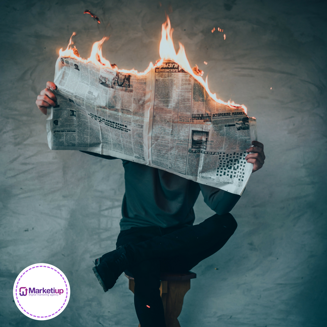 Marketiup_'s tweet photo. Is your content on fire?🔥 

Whichever platform you're using to build your audience, think of it as a newspaper where you post valuable content that people want to consume regularly. 📰 

#Digitalmarketingagency #Contentmarketing #Socialmediamarketing # https://t.co/IaTu5TzzH8